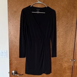 Nine West Elegant Black Long Sleeve Dress